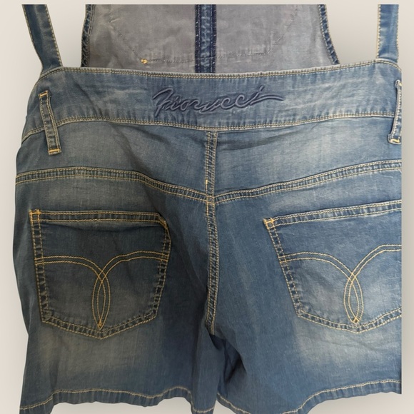 Fiorucci | Short Denim Overalls | Size 26 | NWT - Picture 6 of 9